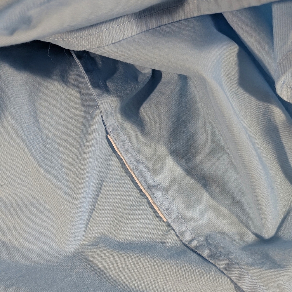 J Crew Stretch Perfect Light Blue Collared Long Sleeve Button Shirt XS (Flawed) - Picture 13 of 13